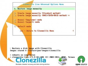 3. Clonezilla