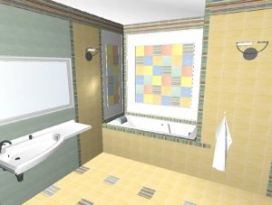 7 Tile 3D-Bathrooms Design