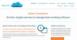 Basic Online Time Sheet