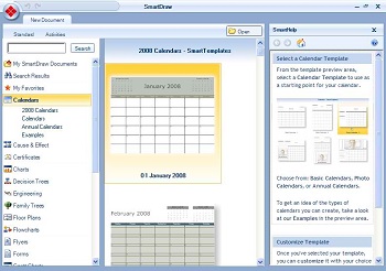 SmartDraw Calendar Software